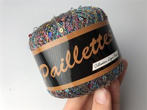 Lammy paillettes - effektgarn i multi color